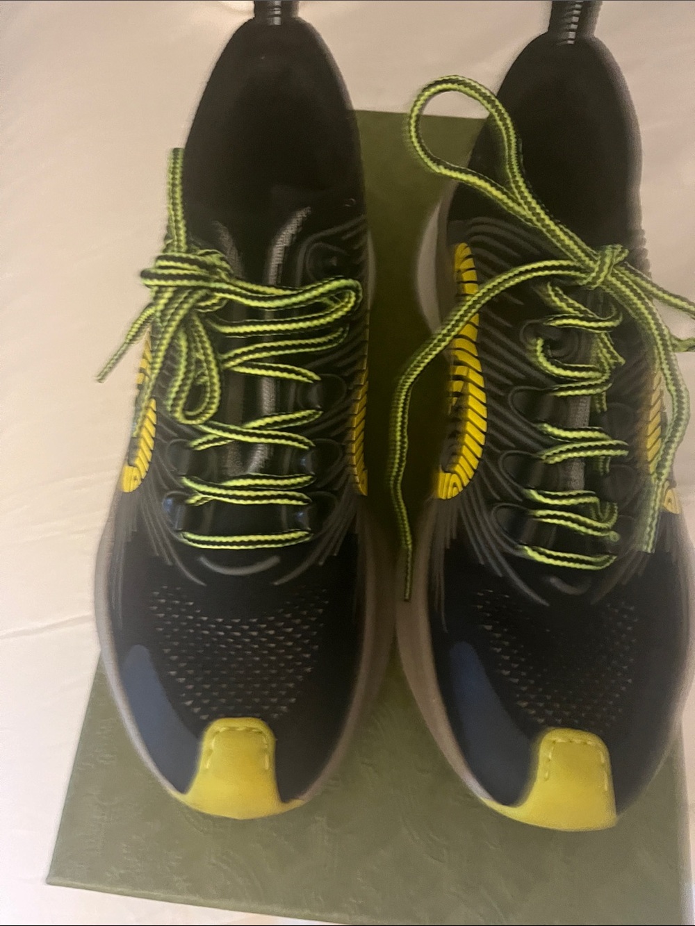 Gucci Black and Yellow WoMen's Chunky Sneakers